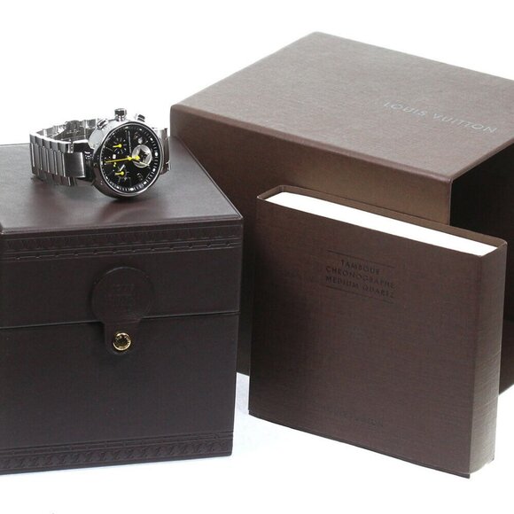 LOUIS VUITTON Tambour Lovely Cup MM Q132G Chronograph Quartz Ladies main image 4
